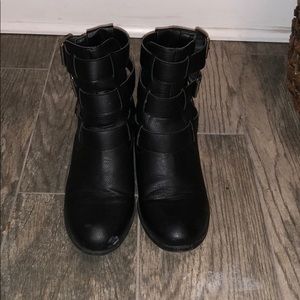 Black booties. Size 6.5 Womens.